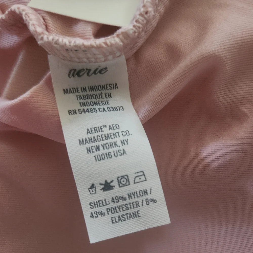 🆕️AERIE NWT Pink Large Bikini Top - Picture 8 of 12